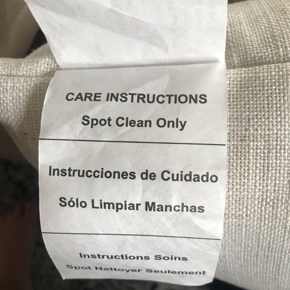 BLESSED Throw Accent Pillow-Off White/Gray Letter - Picture 4 of 5